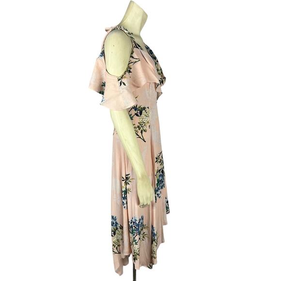 Astr the Label NWT New Pink Floral Wrap Dress sz Small - Picture 13 of 16